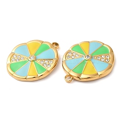 Подвески из нержавеющей стали 304 с эмалью&nbsp;STAS-K256-12G-02