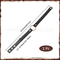 1 шт. кожаные ожерелья в стиле панк-рок NJEW-CL0001-03