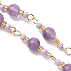 Изготовление браслетов-цепочек из синтетической бирюзы&nbsp;AJEW-MZ00009