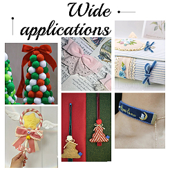 3 рулон 3-х цветных односторонних бархатных лент OCOR-AR0001-57