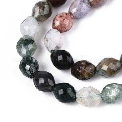 Природного индийского агата бисер нитей G-T142-83