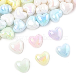 40шт акриловые бусины с УФ-покрытием MACR-FS0002-18