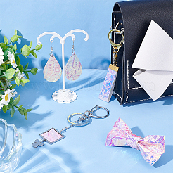 Радужная ткань из искусственной кожи FIND-WH0117-07