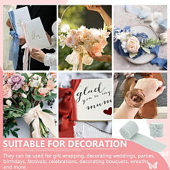 5 метр хлопчатобумажных бахромчатых лент OCOR-WH0045-09A