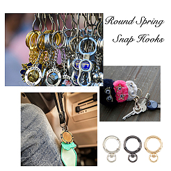 18 шт. 3-х цветные поворотные застежки из цинкового сплава FIND-DC0005-82