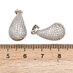 Латунные микро проложить кубического циркония подвески&nbsp;KK-D107-01P