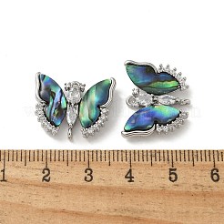 Латунные прозрачные подвески из кубического циркония KK-R210-11P-02