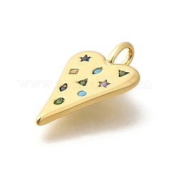 Стойки обшивки латунь микро проложить Циркон подвеску&nbsp;KK-M296-06G