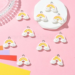 Подвески из непрозрачной смолы 10 шт.&nbsp;RESI-YW0003-49