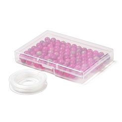 100 шт. Натуральные белые нефритовые бусины DIY-SZ0004-58K