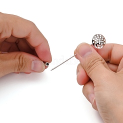 Платиновый контактный назад для броши&nbsp;X-KK307-NF