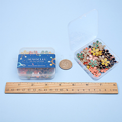 Подвески из эмалевого сплава с покрытием из легкого золота&nbsp;PALLOY-SC0002-44