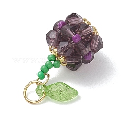 Стеклянные подвески&nbsp;PALLOY-MZ01248-02