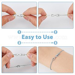 6 шт. латунные раскладывающиеся застежки KK-FH0007-43B