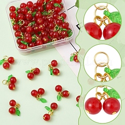 50шт стеклянные подвески PALLOY-FS00037