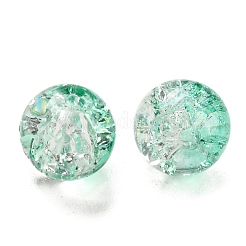 Прозрачные стеклянные бусины с кракелем&nbsp;GLAA-L046-01B-24