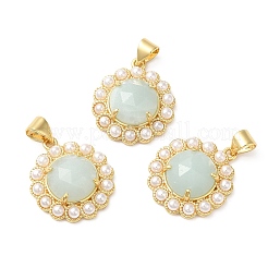 Ионное покрытие (ip) натуральный смешанный драгоценный камень кулон G-E599-03G