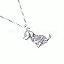 Ожерелье с милым кулоном в виде собачки из сплава&nbsp;FS-WG0BEF0-01