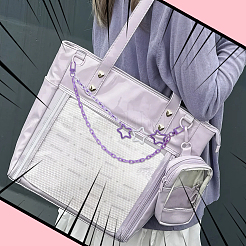 3шт акриловая кабельная цепь двухслойная сумка декоративные цепи&nbsp;HJEW-OC00309