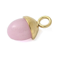 Природного розового кварца подвески STAS-L277-07G-03