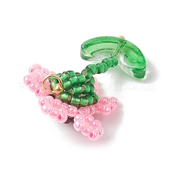 Подвески из стеклянных бусин&nbsp;PALLOY-MZ00875-01