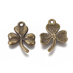 Ирландский тибетский стиль сплава трилистник подвески&nbsp;LS-TIBEP-EA11722YKG-AB-LF