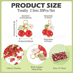 2 комплект подвесок из стекла и смолы&nbsp;FIND-TA0006-75