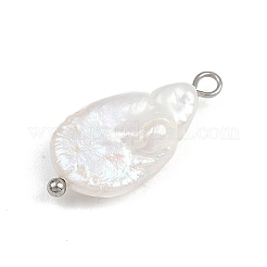 Подвески из натурального пресноводного жемчуга Кеши STAS-D378-06B-P