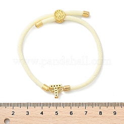 Регулируемые браслеты из нейлона BJEW-C096-01G-20