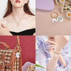 30шт 15 стиля подвески из сплава с эмалью ENAM-YW0005-75