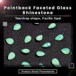 Сделай сам указал назад k9 стеклянные кабошоны горного хрусталя RGLA-OC0001-43A