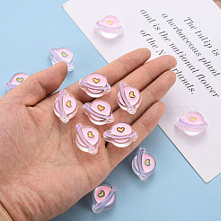 Прозрачные акриловые бусины&nbsp;LS-X-MACR-S374-02A-01