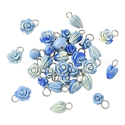 30 шт. подвески из синтетических ракушек в двух стилях&nbsp;PALLOY-YW00133