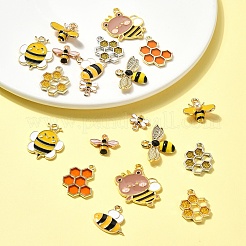 20шт 10 стиля подвески из сплава с эмалью&nbsp;FIND-YW0004-72