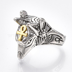 Сплав широкая полоса кольца RJEW-T006-07