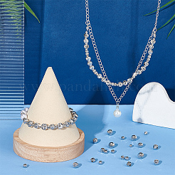 180шт 6 стиля латунные бусины&nbsp;KK-BC0013-14P