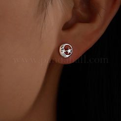 Серебряные серьги в винтажном стиле 