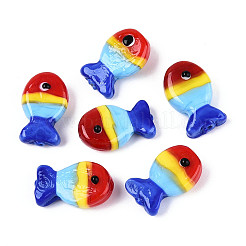 Бусы лэмпворк ручной работы LAMP-N021-41-A12