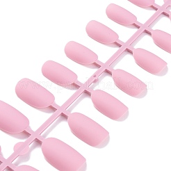 12 натуральный матовый сплошной цвет французские короткие накладные ногти разного размера MRMJ-T078-97-M