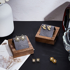 Демонстрация сережек из ткани и железа&nbsp;EDIS-WH20002-05B