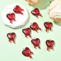 8шт подвески из прозрачной смолы&nbsp;RESI-YW0005-46