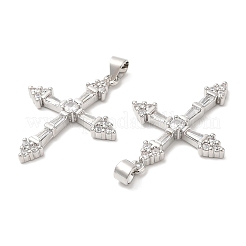 Кулоны из экологически чистой латуни с микропаве и кубическим цирконием&nbsp;KK-Q775-03P