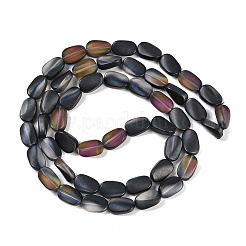 Стеклянные бусины с гальваническим покрытием &nbsp;EGLA-C009-01B-HP02