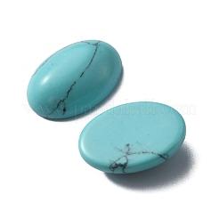 Синтетические бирюзовые кабошоны&nbsp;G-WH0018-041D