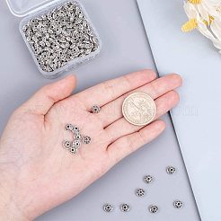 Тибетском стиле сплав Шарики прокладки&nbsp;TIBEB-PH0004-06AS