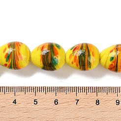 Бусы лэмпворк ручной работы LAMP-Q036-08E