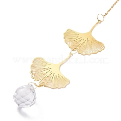 Кулон в виде ловца солнца из граненого стекла AJEW-A037-08G