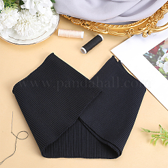 Ребристая ткань из полиэстера для манжет&nbsp;DIY-WH0430-351A