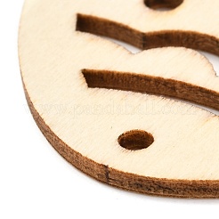 Сделай сам в форме яйца ручной работы выдалбливают граффити из дерева WOOD-G007-01D