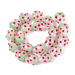 Бусины ручной работы в технике лэмпворк с неровностями LAMP-N033-02E